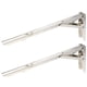 thumbnail image 5 of 2 Pares Plegables Móviles Servicio Espesar Estante Plegable de material acero Inoxidable Banco Estante Plegable Triangular Corner Brace Soporte De, 5 of 9