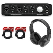 Mackie Onyx Producer 2.2 USB MIDI Recording Studio Interface+Headphones+Cables