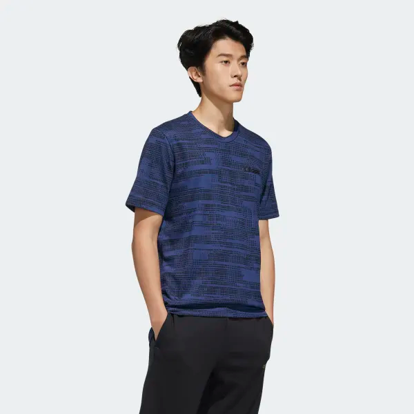 Adidas Men's AOP Essentials Tee Shirt, Color Options - image 1 of 1