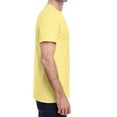 thumbnail image 2 of Jnriver Men's Short Sleeve Lightweight Heavy Cotton T-Shirt Regular-Fit Crewneck Tee for Casual Wear Gym Workout Summer Outfit - Cornsilk - 3XL, 2 of 3