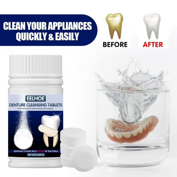 Denture Cleaning Effervescent Tablet Denture Cleaning Denture Care