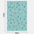 thumbnail image 4 of FUNOA Blanket Flannel Flower Print Warmer Comfort Fluffy Warm Fluffy Blankets Queen Size for Camping Warm and Breathable 4 Sizes, 4 of 8