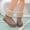 Khaki, variant on Women Fleece Cuff Platform Snow Boots, Soft Faux‑Suede Warm Lined Ankle Booties, Non‑Slip Thick Sole Winter Shoes