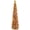 Brown, variant on 5FT Pop Up Christmas Tree with Lighted Top Star, Collapsible Pencil Tree | 2-Color Top Star, Easy Assembly, Green PVC Tinsel, 8 Modes, 6H Timer
