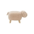 thumbnail image 5 of Phillip the Puppy Dog Children's Stool, Brown Faux Fur, 5 of 13