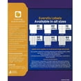 thumbnail image 2 of WWS-Everstix 2/3" x 1-3/4", 25 Sheets, 1500 Return Address Labels for Laser & Inkjet Printers, Permanent Adhesive, Letter Size, 2 of 4