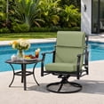 thumbnail image 3 of Aoodor 4-Piece Outdoor Chair Cushions 45 x 22 x 4 Inch Patio Furniture Seat Cushion - Green, 3 of 10