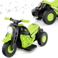 thumbnail image 2 of CIPACHO 6V Kids Electric Ride on Motorcycle with Bubble Maker and Music, Electric Motorcycle for Kids, Holiday Birthday Gift for Kids Ages 3-5, Green, 2 of 10