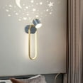 thumbnail image 3 of Modern Wall Lamp Fairy Starry Sky Sconce Adjustable Metal Wall Mount Light, Home Decor 18W LED Headboard Lighting Fixture, Living Room Bedroom Bedside Wall Sconces, 3 of 6