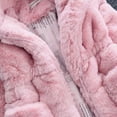 thumbnail image 5 of Monfince Girls Winter Warm Coats Ear Hooded Faux Fur Fleece Jacket Pink 1-2T, 5 of 8