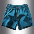 thumbnail image 2 of YYDGH Men's Workout Athletic Shorts Lightweight Moisture Wicking 3" Running Shorts with Zipper Pockets Gym Beach, 2 of 4