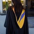 thumbnail image 4 of Endea Graduation Masters Hood For Engineering, Civil Engineering - Orange/Gold/Royal Blue, 4 of 6
