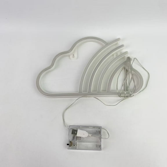 ZUGUOREN Neon signs,Cloud Neon Signs, LED Neon Light for Wall Decor - Battery or USB Powered Night Light Decoration for Bedroom Aesthetic