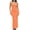 Orange., variant on HBGVBA Women's Casual Maxi Dress,Cami Sleeveless Dresses,Deep V-Neck Fashion Fitted Soft Breathable Evening Party Prom Long Formal Dress