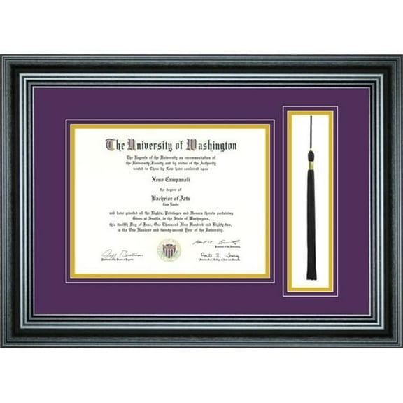 Perfect Cases PCFRM-D3PM1114 11 x 14 in. Single Diploma Frame with Tassel for Diploma