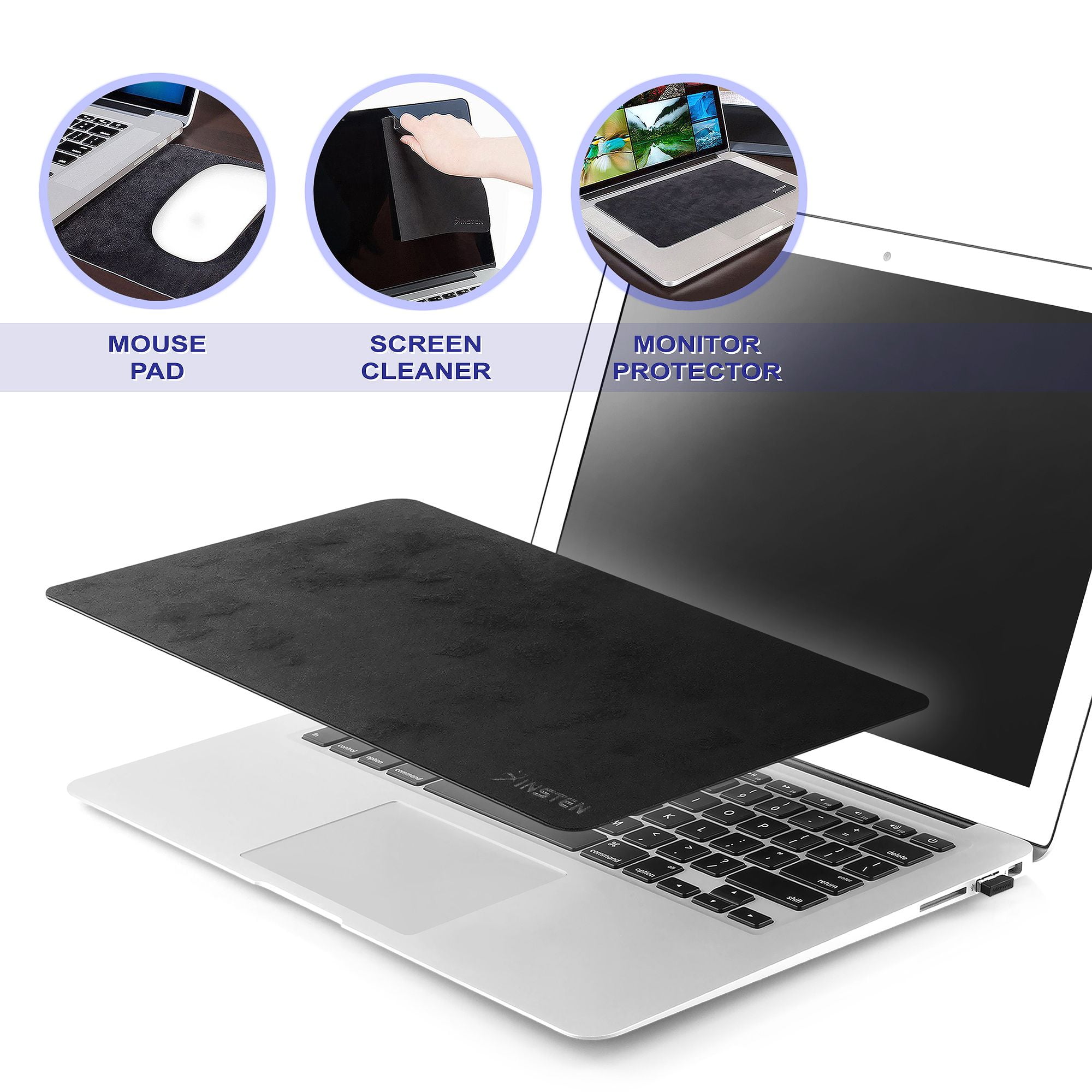 Insten Mouse Pad for Laptop Computer Desk Multi-Functional (Act as