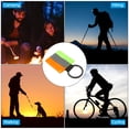 thumbnail image 6 of Uxcell Reflective Keychain Tags, Reflective Zipper Pulls Nylon Keychain High Visibility Reflectors Tags Green/Orange, 6 of 7