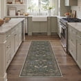 thumbnail image 4 of KUETH 8'x10' Vintage Floral Area Rugs for Living Room, Non Slip Machine Washable Forest Bird Rug, Low Pile Print Rug for Bedroom Dining Room Home Office, 4 of 5