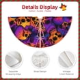 thumbnail image 5 of Bingfone Christmas Tree Skirt Mat Christmas Decoration Interior 48"-Skull, 5 of 8