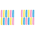 thumbnail image 1 of 24 Pieces Colorful Hair Combs Set for Kids Women Men Colorful Plastic Fine Comb (Pink, Yellow, Blue), 1 of 7