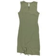 thumbnail image 2 of bar III Womens Ruched Bodycon Dress, Green, Small, 2 of 2