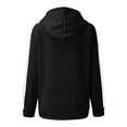 thumbnail image 2 of Gibobby Sudaderas para mujer con cierre, Sudadera con Capucha de Rizo francés con Cierre Completa y Forro de Sherpa Blusa para Mujer(Negro,M), 2 of 4