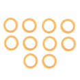 thumbnail image 4 of Tijeras de Peluquería Yinane Inserciones de anillos de dedo, 4 of 8