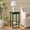 Garden Green, variant on Safavieh Orbis Wood Modern Square End Table, Dark Chocolate