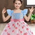 thumbnail image 3 of KAWELL Little Girl's Polka Dot Bo Peep Costume, Headband with Bow, 3 of 6