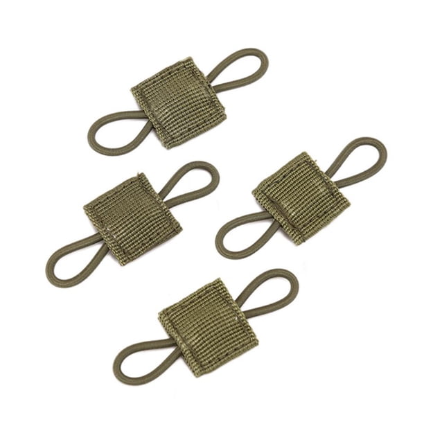 10 Uds Clip de soporte correa elástica portátil para chalecos mochilas bolsas (verde militar) JShteea Para Estrenar