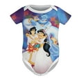 thumbnail image 6 of Aladdin Baby Boy Girl Short Sleeve Rompers Bodysuit One Piece Jumpsuit Summer Outfit, 6 of 8