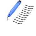 thumbnail image 3 of Kit De Herramientas De Desbarbado De Metal, Juego De Cortadores De Desbarbado con 10 Cuchillas Afiladas Cuchillas De Eliminación De Rebabas para Madera, Plástico, Aluminio, Cobre, Acero ShuxiuWang 9024715988287, 3 of 3