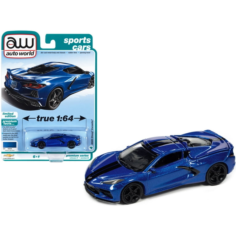 Diecast 2020 Chevrolet Corvette Elkhart Lake Blue Metallic