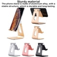 thumbnail image 3 of kurtrusly Mobile Phone Holder Foldable Adjustable Portable Plastic Smartphone Stand Household Tablet Organizer Bracket Support Gold, 3 of 9