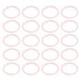 thumbnail image 4 of 20Pcs Transparent Flexible Loose Leaf Book Binder Rings Flexible Notebook Rings For Cards, Document  And Swatches Organization, 4 of 8