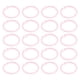 thumbnail image 1 of Anillos De Hojas Sueltas De Plástico De 20 Piezas, Anillos Flexibles Transparentes Para Tarjetas De Notas Documentos Con Material De Educación Física Para La Oficina Escolar En, 1 of 7
