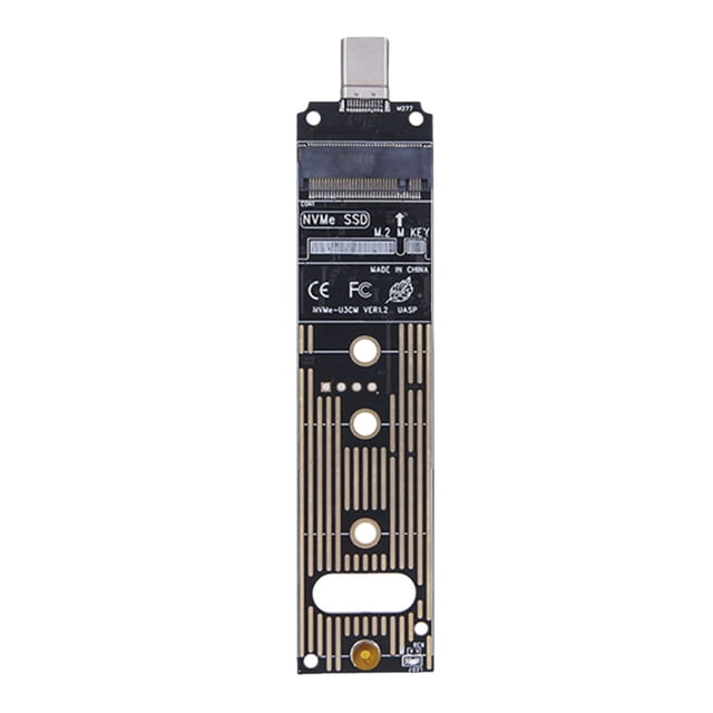Adaptador Ssd Adaptador SSD M.2 a USB 3.1 (enchufe recto C/solo admite protocolo NVME)