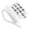thumbnail image 1 of Teléfono Fijo Para Personas Mayores, Teléfono Con Cable Con Botones Grandes, Estructura Duradera Fácil De Usar Para Personas Mayores Con Discapacidad Auditiva, 1 of 7