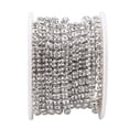 thumbnail image 2 of Cadena de diamantes de imitación de cristal SS16 de 5 yardas/rollo, cadena de copa cerrada a la moda para bricolaje, accesorios de ropa de plata, 2 of 11