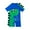 Blue, variant on Gyratedream Baby Toddler Boys Short Sleeve One Piece Swimsuits UPF 50+ Rash Guard Sunsuits Kids Dinosaur Print Bathing Suits Beachwear for 1-7 Years
