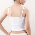 thumbnail image 3 of OGLCCG Cropped Tank Tops for Teen Girls Spaghetti Strap Sleeveless Crop Top Vest Basic Dance Sports Crop Camisoles 7-13 Years, 3 of 4