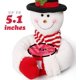 thumbnail image 3 of Juego de 2 alzapaños de hebilla de cortina de Navidad, alzapaños de cortina de muñeco de nieve de Papá Noel Sujetador de hebilla Abrazadera Decoraciones de ventana Adornos de botella de vino Adornos Namotu HMYH559, 3 of 6
