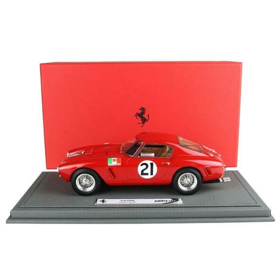 Ferrari 250 SWB #21 "Beurlys" "24 Hours of Le Mans" (1960) with DISPLAY CASE Ltd Ed 1/18 Model Car by BBR