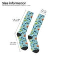 thumbnail image 2 of Naloa Artoon Transport Thigh High Socks Extra Long Stretchy Sock Women Over Knee High Opaque Stocking Daily Wear, 2 of 6