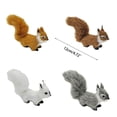 thumbnail image 3 of Simulation Squirrels Stuffed Animal Plush Toy for Home and Office Decorations, 3 of 20