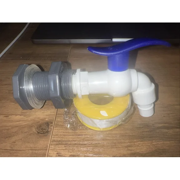 PURELY- 1/2 Inch Rain Barrel Kit - Water Barrel Pvc Garden Diverter Kit