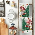 thumbnail image 3 of SOME THING Gnomes Xmas Trees Christmas Kitchen Towels Dish Towels, 18x26 Inch Daily Seasonal Winter Decoration Hand Towels Set of 2, 3 of 6