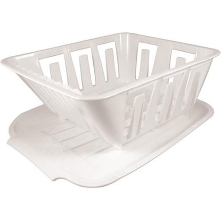 A77001 Mini Dish Drainer, White