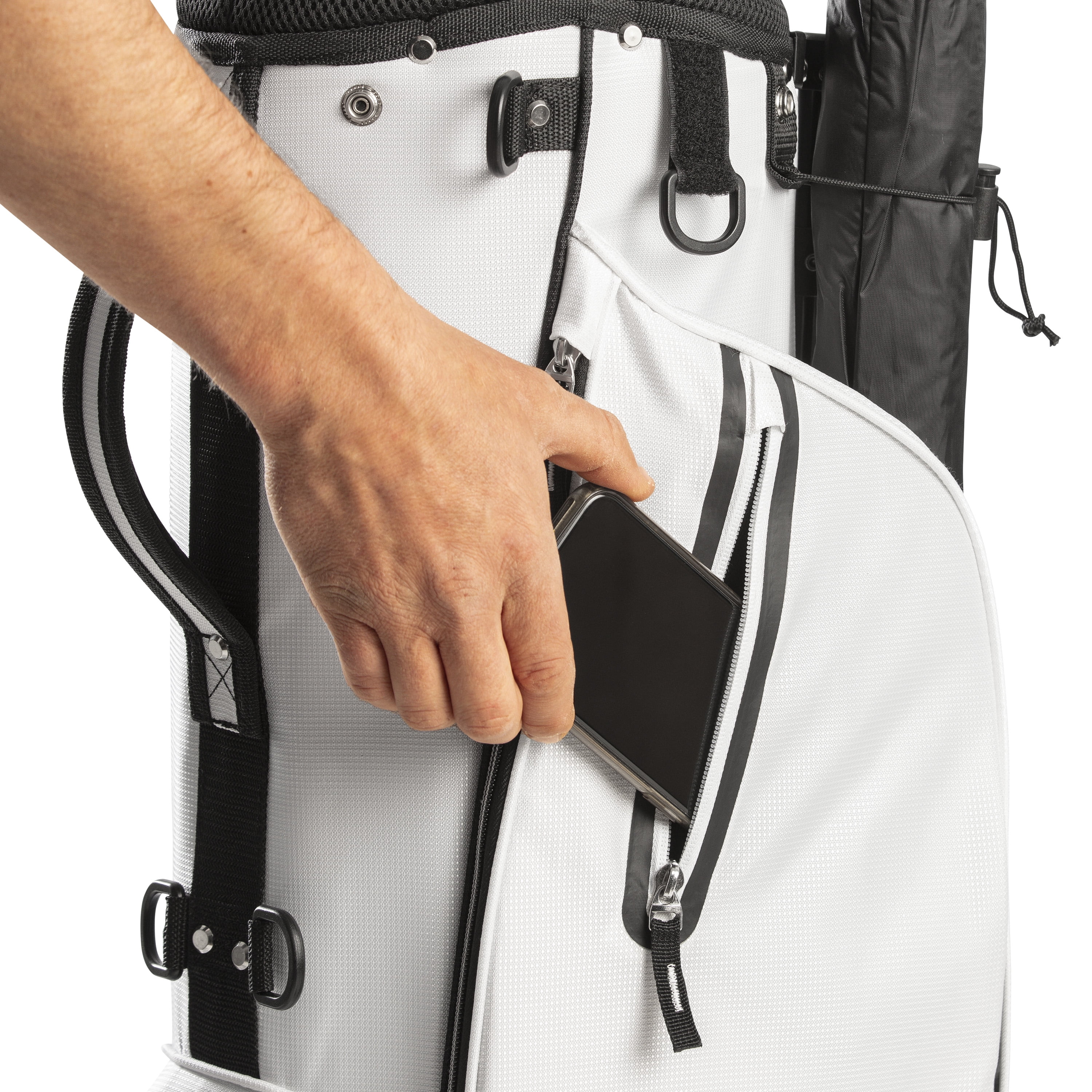 Izzo Golf Ultra-Lite Stand Bag - White, Only 3.2 lbs