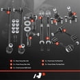 thumbnail image 2 of A-Premium 10Pcs Front and Rear Suspension Kit Stabilizer Bar Link Tie Rod End Ball Joint Compatible with Volkswagen CC 2009-2017, Passat 2007-2010, 2 of 9